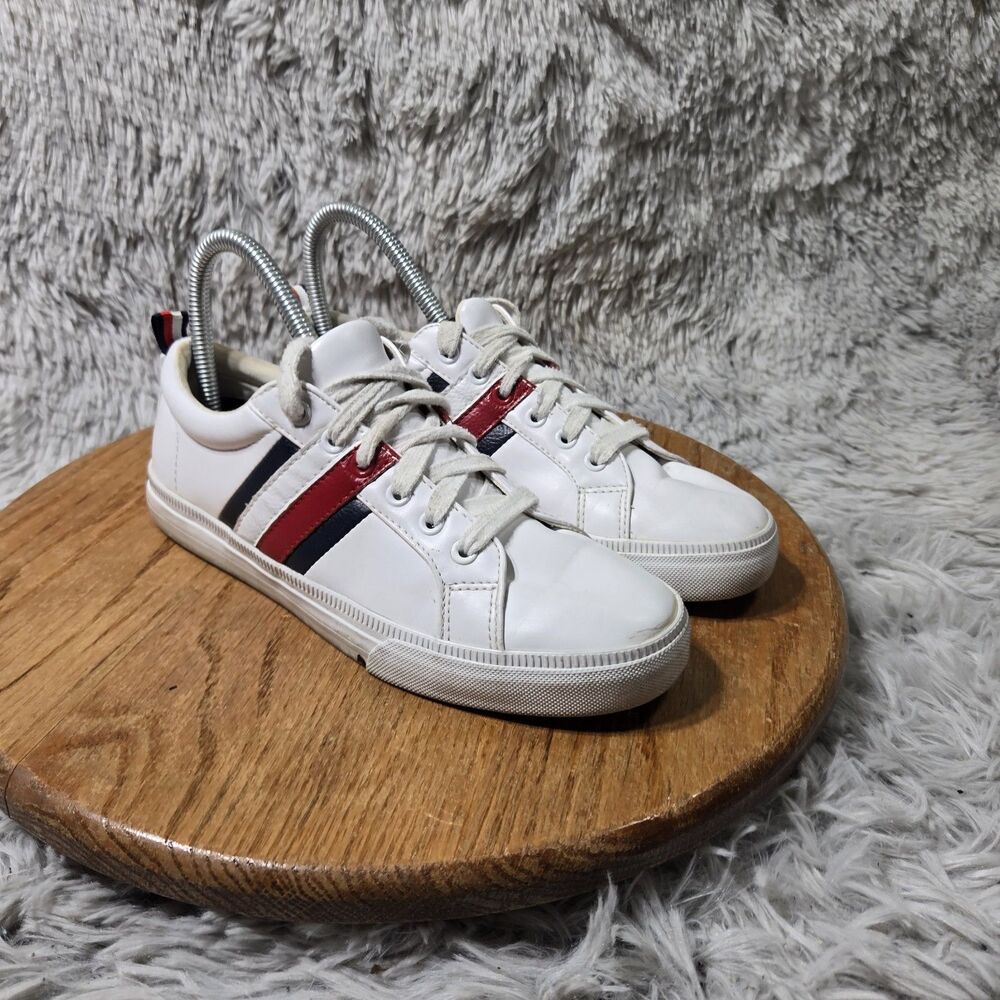 Tommy Hilfiger Womens Lightz Faux Leather Low Top Sneakers Shoes Size 6.5